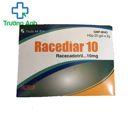 Racediar 10 - Thuốc điều trị tiêu chảy cấp ở trẻ em của MEDISUN