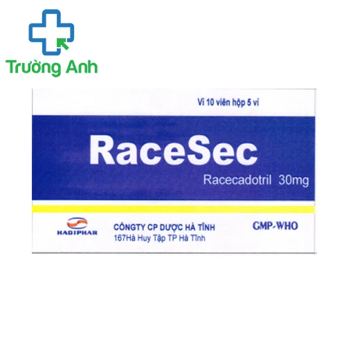 Racesec 30mg - Thuốc điều trị bệnh tiêu chảy hiệu quả