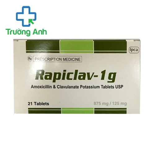 Rapiclav-1g - Thuốc điều trị nhiễm khuẩn hiệu quả của Ấn Độ