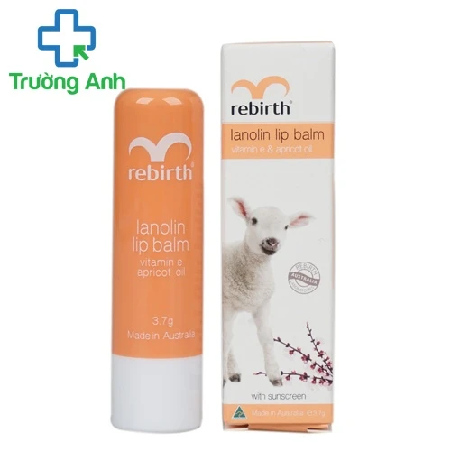 Son Dưỡng Rebirth Lanolin Lip Balm With Vitamin E & Apricot Oil