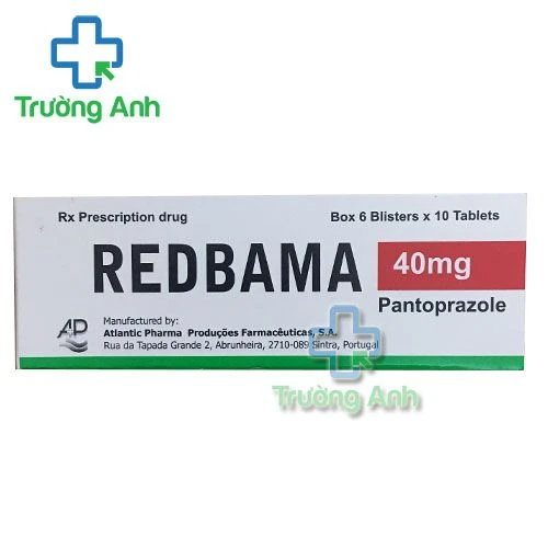 Redbama 40mg - Thuốc điều trị viêm loét dạ dày hiệu quả