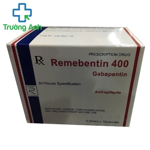 Remebentin 400mg - Thuốc điều trị động kinh, đau thần kinh của Ấn Độ