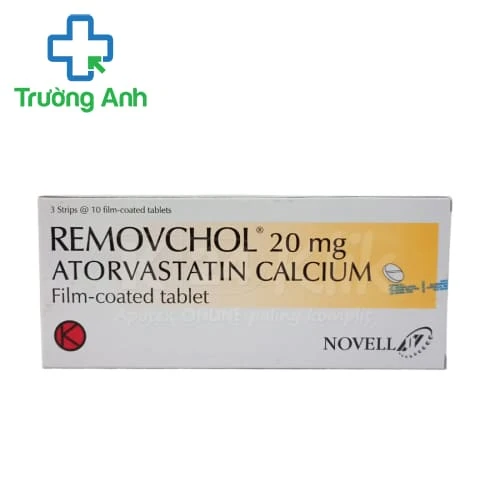 Removchol 20 PT. Novell - Thuốc điều trị tăng cholesterol máu