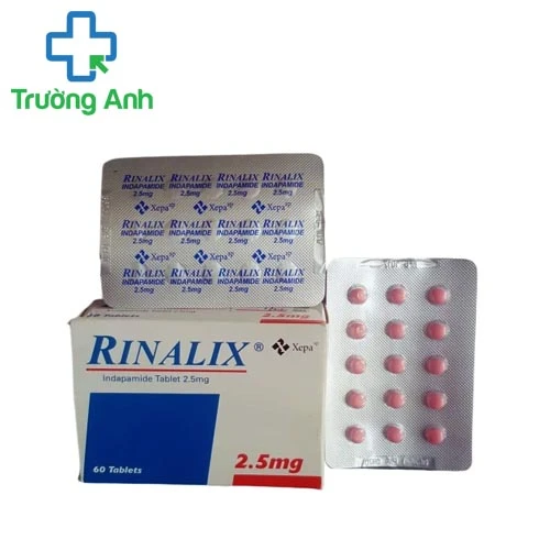 Rinalix-Xepa Tab.2.5mg - Thuốc điều trị huyết áp cao hiệu quả