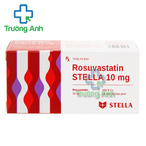 Rosuvastatin Stella 10mg - Thuốc điều trị tình trạng tăng cholesterol trong máu hiệu quả