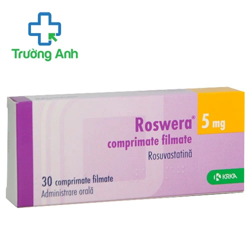 Roswera 5 Krka - Thuốc điều trị tăng cholesterol máu hiệu quả