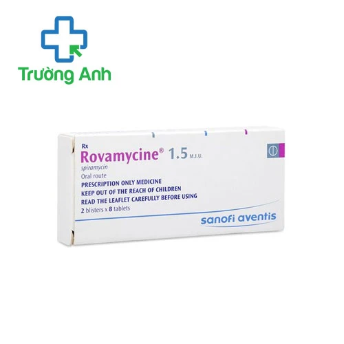 Rovamycin 1.5 M.I.U - Thuốc điều trị nhiễm khuẩn hiệu quả của Pháp