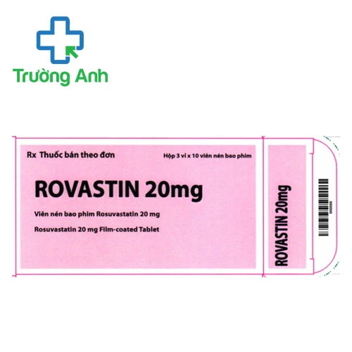 Rovastin 20mg Apotex - Thuốc điều trị làm giảm cholesterol hiệu quả