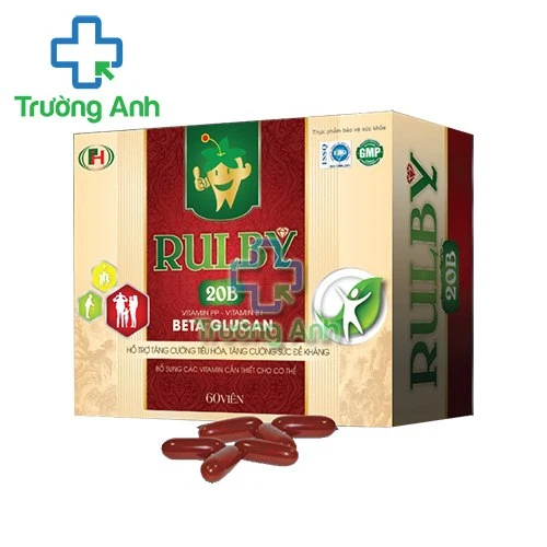Rulby 20B - Hỗ trợ tăng cường tiêu hóa, tăng cường sức đề kháng hiệu quẩ