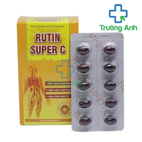 Rutin Super C - Giúp bổ sung vitamin C, tăng cường sức đề kháng hiệu quả
