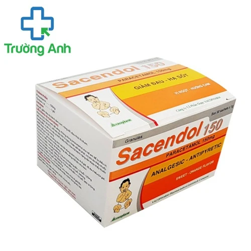 SACENDOL 150 - Thuốc giúp giảm đau, hạ sốt hiệu quả của Vacopharm