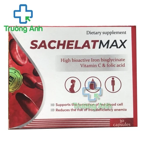 Sachelat Max Exim Pharma - Viên uống bổ sung sắt cho cơ thể