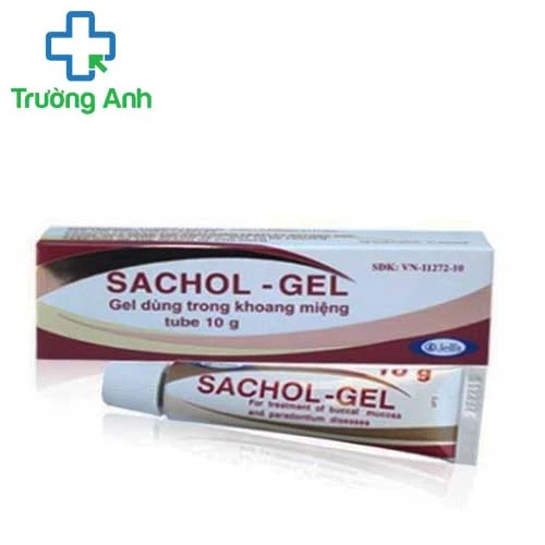  Sachol gel - Thuốc điềut rị viêm loét khoang miệng hiệu quả