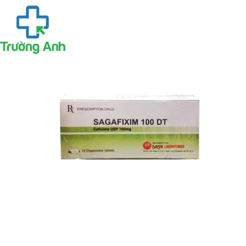 Sagafixim 100mg - Thuốc điều trị nhiễm khuẩn hiệu quả  của Ấn Độ