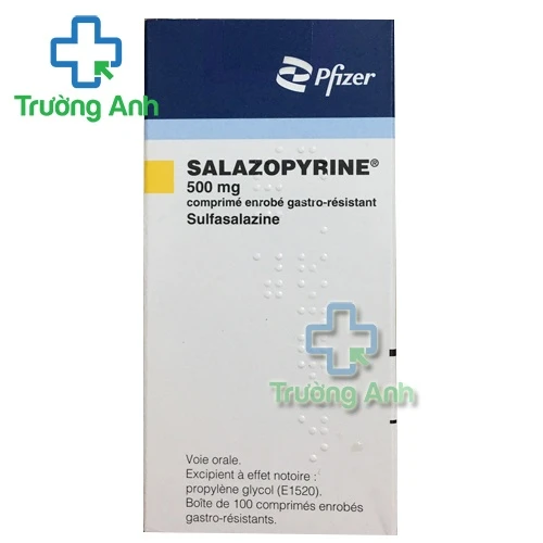 Salazopyrine 500mg - Thuốc điều trị viêm loét đại tràng hiệu quả của Pháp