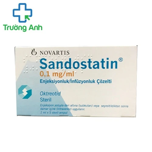 Sandostatin 0.1mg/ml - Thuốc điều trị rò dạ dày, ruột, tụy sau chấn thương hiệu quả