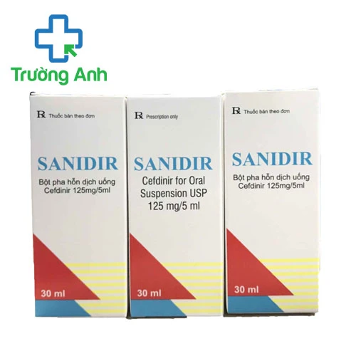 Sanidir 125mg/5ml (lọ 30ml) - Thuốc điều trị nhiễm khuẩn hiệu quả