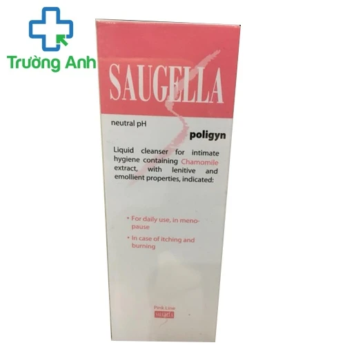 SAUGELLA POLIGYN - Dung dịch vệ sinh phụ nữ (màu hồng) 