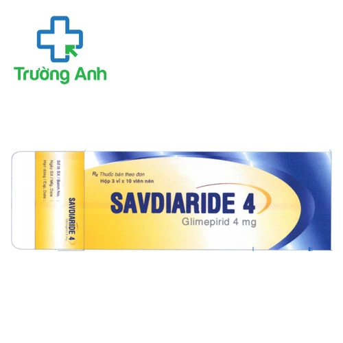 Savdiaride 4 - Thuốc điều trị đái tháo đường tuýp 2 hiệu quả