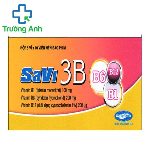 SaVi 3B (hộp 5 vỉ) - Sản phẩm bổ sung vitamin nhóm B hiệu quả