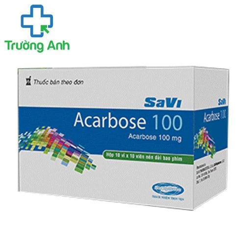 SaVi Acarbose 100 - Thuốc điều trị đái tháo đường tuýp 2 hiệu quả