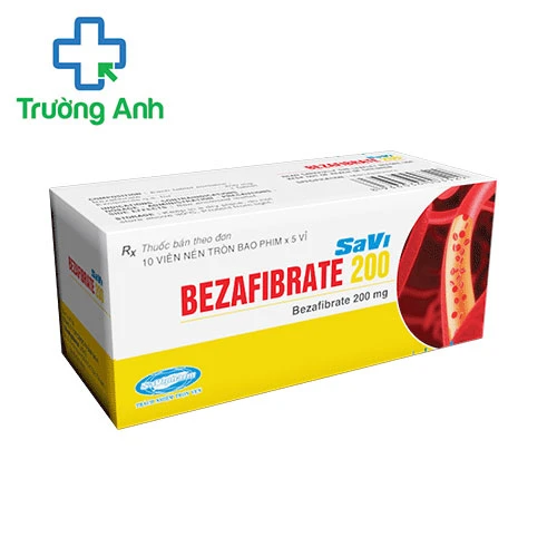 Savi Bezafibrate 200 - Thuốc điều trị tăng lipoprotein máu hiệu quả
