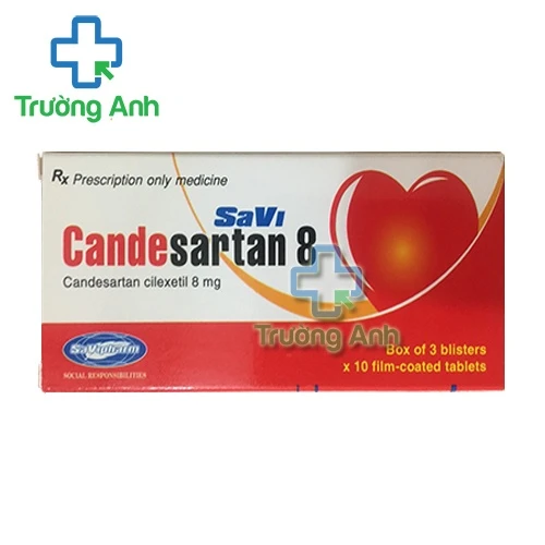 Savi Candesartan 8 - Thuốc điều trị tăng huyết áp hiệu quả