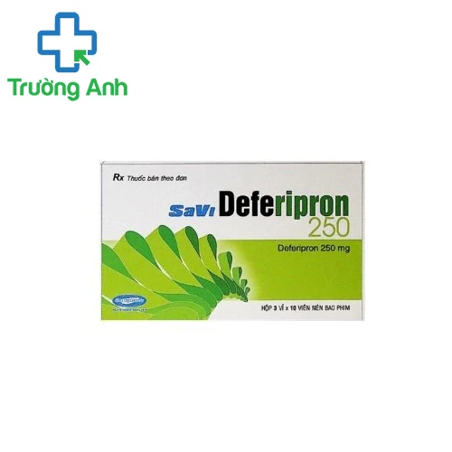 Savi Deferipron 250 - Thuốc điều trị quá tải sắt