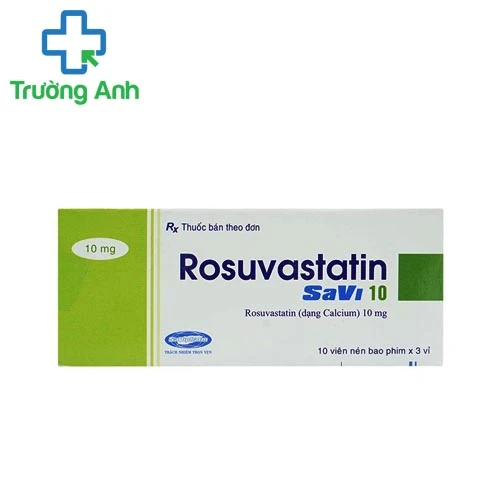 SaVi Rosuvastatin10 - Thuốc giúp hạ mỡ máu hiệu quả