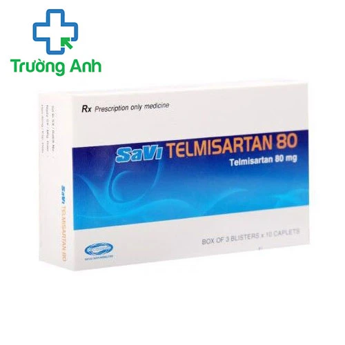 SaVi Telmisartan 80 - Thuốc điều trị tăng huyết áp hiệu quả