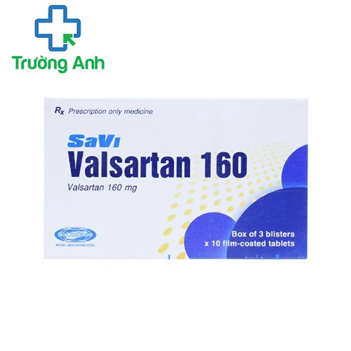 SaVi Valsartan 160 - Thuốc điều trị tăng huyết áp, suy tim hiệu quả