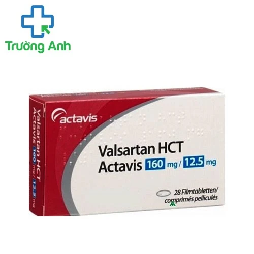 Valsartan HCT Actavis 160mg/12.5mg - Thuốc điều trị huyết áp cao hiệu quả