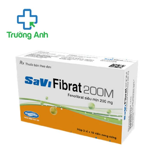 SaViFibrat 200M - Thuốc điều trị rối loạn lipoprotein huyết hiệu quả