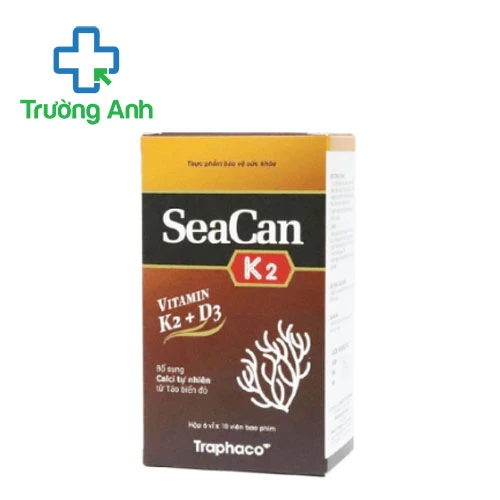 SeaCan K2 Traphaco - Hỗ trợ bổ sung calci giúp xương chắc khỏe