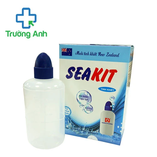Bộ dụng cụ rửa mũi Seakit Nam Ha Pharma giúp làm sạch mũi
