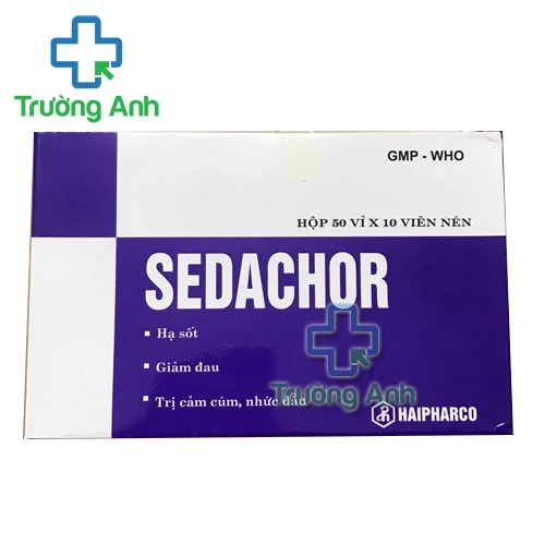 Sedachor - Thuốc điều trị đau, sốt hiệu quả