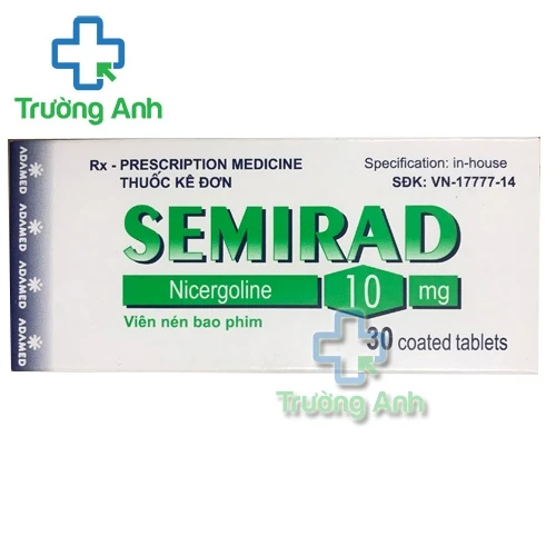 Semirad 10mg - Thuốc điều trị rối loạn tuần hoàn não hiệu quả của Ba Lan