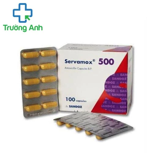 Servamox 500mg - Thuốc kháng sinh trị bệnh hiệu quả