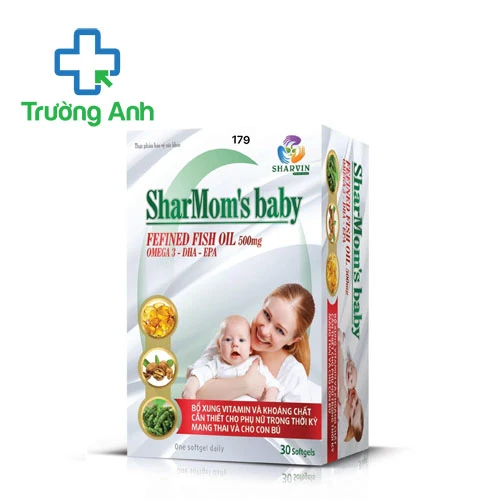 SharMom's baby Vgas - Hỗ trợ bổ sung DHA, EPA và các vitamin cho cơ thể