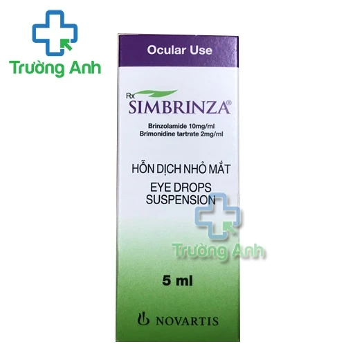 Simbrinza 5ml Alcon - Thuốc nhỏ mắt làm giảm áp lực nội nhãn hiệu quả