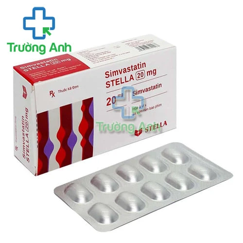 Simvastatin Stella 20mg - Thuốc điều trị tăng cholesterol hiệu quả