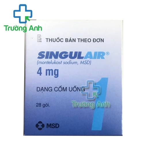 Singulair 4mg (gói) - Thuốc điều trị hen phế quản hiệu quả của Anh