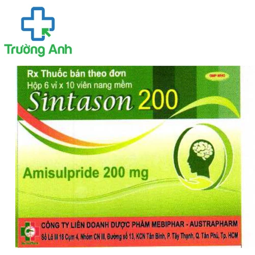 Sintason 200 - Thuốc điều trị tâm thần phân liệt hiệu quả của Mebiphar