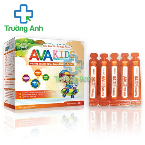Siro yến sào ăn ngủ ngon AvaKids (ống) - Bổ sung vitamin, dưỡng chất cho cơ thể