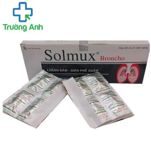 Solmux Broncho Cap.2/500 - Thuốc trị ho hiệu quả