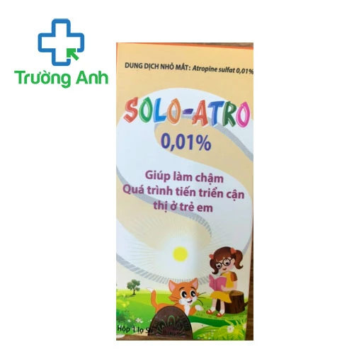 Solo Atro 5ml HD Pharma - Dung dịch nhỏ mắt cải thiện cận thị mắt