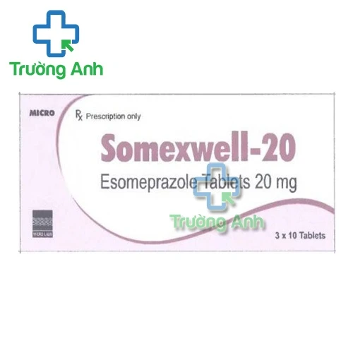 Somexwell-20 - Thuốc điều trị viêm dạ dày, thực quản hiệu quả của Micro