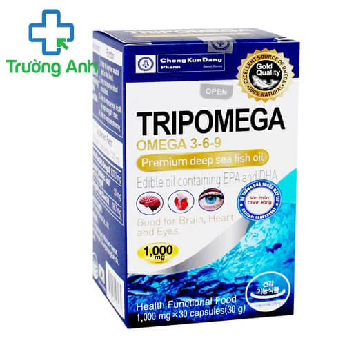 Tripomega - Bổ sung omega 3,6,9 cho cơ thể hiệu quả