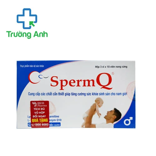 Sperm Q (Hộp 60 viên) Mediplantex - Hỗ trợ tăng cường chất lượng tinh trùng