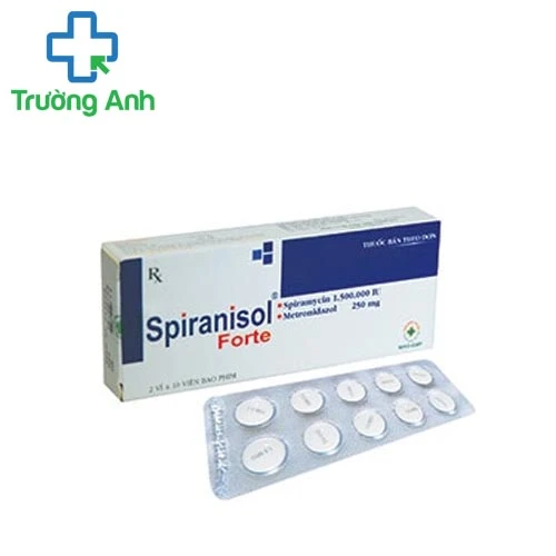 Spiranisol forte - Thuốc điều trị nhiễm trùng răng miệng hiệu quả